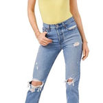 1. State  Scoop Neck Knit Bodysuit - Citrus Yellow- Size XS‎ NWT Photo 0