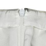 Valentino Garavani Valentino 𑁍 Chic Rose Lace Appliqué Ribbed Wool Pencil Skirt 𑁍 Cream Size 4 Photo 13