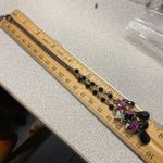 1928 Collection Gothic Black Crystal Dangle Necklace Witchycore Dark Romance Photo 6