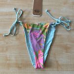 Billabong  Dreamland Reversible Side Tie Bright Colorful Bikini Bottom Small Photo 0