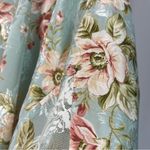 California Dynasty Vintage Satin Floral Lace Flowy Robe Sexy Feminine Green Size undefined Photo 3