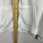 Bebe Sport Hoodie Womens XL White Terry Zip Rhinestone Logo Y2K McBling Glam Photo 3