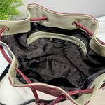 Armani Jeans Colorblock Bucket Shoulder Bag EUC Red Photo 5