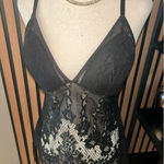 Victoria's Secret Black lace  babydoll top size medium Photo 0