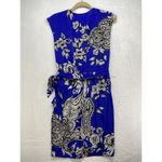 Yoana Baraschi  Dress Womens 2 Balienese‎ Blue Paisley Floral Wedding Baby Shower Photo 10