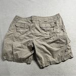 Eddie Bauer  Taupe Brown Cotton Blend Cargo Hiking Outdoor Shorts Size 16 EUC Photo 3