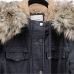 Lucky Brand Navy Extremely Soft Faux Fur Lined Hiking Camping Jacket Size XS Photo 2