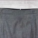 EXPRESS women 4 grey fully lined mini pencil skirt w/back slit Photo 1