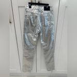 ZARA  Steven Meisel Metallic Leather Jeans Photo 1
