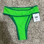 Sienna swim high rise bikini bottom Green Photo 1