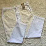 Madewell Jeans The '90s Straight: Two-Tone Workwear Edition White 33 NWT New Photo 3