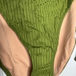 J.Crew  NWT Wide Rib Curved Waist Cheeky String Bikini Bottom With Rings‎ Green Photo 2