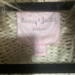 Romeo + Juliet Couture Faux Fur Wool Vest large Removable Collar Photo 3