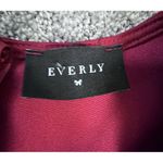 Everly  Dress Size Medium Dress Polyester V-Neck Crochet Detail‎ 3/4 Sleeve Photo 5