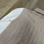 Derek Lam  10 CROSBY Paola poplin and ribbed wool turtleneck sweater Photo 8