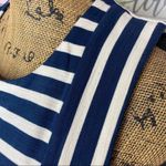 Madewell Frameset Ponte Striped Zipper Back Sleeveless Top Navy Cream Size XS Photo 5