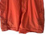 Basix Women's Size Large Orange Hiking Cargo‎ Outdoor Shorts Photo 2