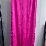 White Fox Boutique White Fox Maxi Skirt Hot Pink SZ S White Fox From Me To You Silky Maxi Skirt Photo 0
