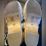 Tory Burch  Women's Jessa Shearling Clogs, Buttermilk/Royal Tan size 10 Photo 3