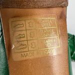 BOSS Hugo Boss Kelly Green Snip Toe Kitten Heel Mule Shoes Euro Size 36 (US 6) Photo 7