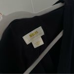 Anthropologie  Maeve Black V-neck Louisa Tiered Peasant Babydoll Tee Shirt Top XS Photo 5