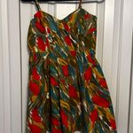 JACK Womens S Multicolor Abstract Print Sleeveless Dress Photo 2