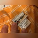 Disney Walt  World orange plaid Mickey Mouse bathtub long sleeve -S/M Photo 5