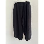 Cynthia Rowley Harem Pants Womens XL Back Wide Leg Cropped Flowy Beachy Minimal Photo 1