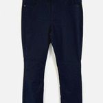 Liz Claiborne Jeans 12x 30 Sara Slim Leg Mid-Rise Black Stretch Soft Comfy City Photo 0