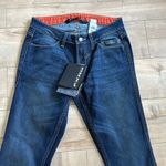 Harley Davidson NWT Harley-DavidsonWomen's FXRG Armalith Denim Mid-Rise Jeans, Indigo 98268-19VW Photo 3