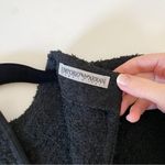 Emporio Armani Vintage 90s Mock Neck Wool Knit Contrast Pencil Dress Size 38 Photo 10