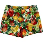 Maeve Anthropologie  Colette Boxy Semi Crop‎ White Tomato Tee Shirt Small Photo 9