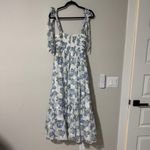 Petal and Pup  FLORET MIDI DRESS - BLUE Size Small Photo 4
