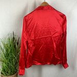 Halston Heritage Halston 100% Silk Long Sleeve Button Up Blouse Top 10 NEW Photo 1