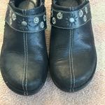 Ariat  Black Westlake Leather Clogs Floral Embossed Boho Western Comfort Shoes Photo 1