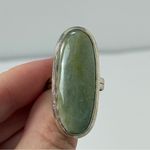 Handmade 925 Prosperity Adventurine Ring 8 3/4 Photo 2