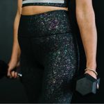 Zyia Active Black Reflective Mirage Light n Tight Hi Rise 7/8 24" Size 14/16 Photo 6