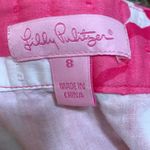 Lilly Pulitzer  hot pink floral skirt woman size 8 lined cotton 16” long Photo 3