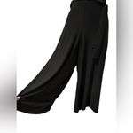 Jules & Leopold  Classic Black Wide-Leg Below the Knee Pants Size M Photo 1