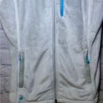 Outdoor Research Vest Womens Size SP Fleece Hooded Gray Blue Warm Winter Photo 1