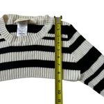 Maeve by Anthropologie White & Black Stretch Knit Shrug Sweater Women XL 32 Photo 6