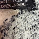 Roffe Leopard Print Ivory Black Soft Fuzzy Knit Shrug Open Front One Size Size undefined Photo 7