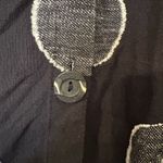 Cheyenne art to wear linen dress size s/m oversized button lagomorph Black Photo 3