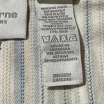 Liz Claiborne SZ 14 Jean Shorts Striped Hi-Rise Flat Front Rear Pockets Multi Photo 5