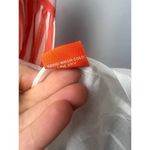 Oliphant Tie Front Striped Midi Dress Sz. L Orange Size L Photo 6