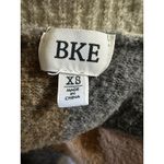 BKE  Open Cardigan Sweater Colorblock Fall Gray Brown Tan Neutral Costal Sz XS Photo 4