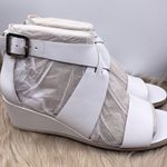 Ecco shape 35 white strappy wedge sandal calf leather women Size 41EU/ 10-10.5US Photo 6