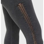 Aerie Offline‎ By  NWT Hi-Rise 7/8 Leggings Braided Ribbed Gray Size L Seamless Photo 2