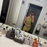 SheIn Green Dress Mini Photo 3