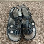 Alegria KLE 292 Kleo Glimmer Glam Black Silver Sandal Womens Sz 39 US 8.5-9 Photo 6